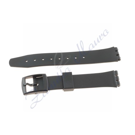 Cinturino JC605 per Swatch ansa 17 mm colore nero