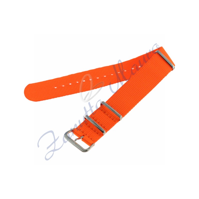 Cinturino NATO Fluo 530  ansa 20 arancio