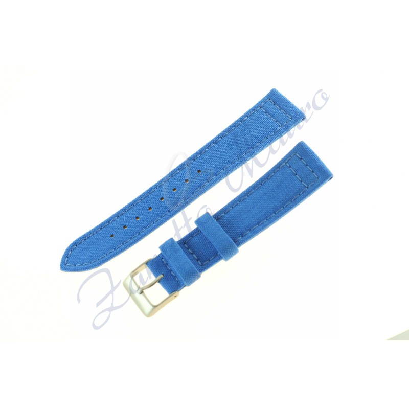 Cinturino 670 in cordura e lorica mm 18 colore blu elettrico