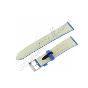 Cinturino 670 in cordura e lorica mm 18 colore blu elettrico