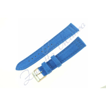 Cinturino 670 in cordura e lorica mm 24 colore blu elettrico