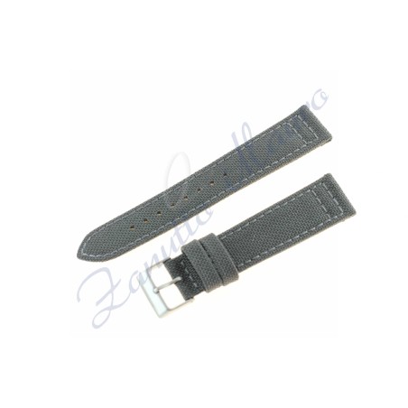 Cinturino 670 in cordura e lorica mm 20 colore grigio scuro