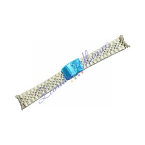 Bracciale tipo Jubilee MSE27 in acciaio pieno ansa curva mm 20