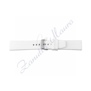 Cinturino 367 in silicone ansa mm 20 colore bianco