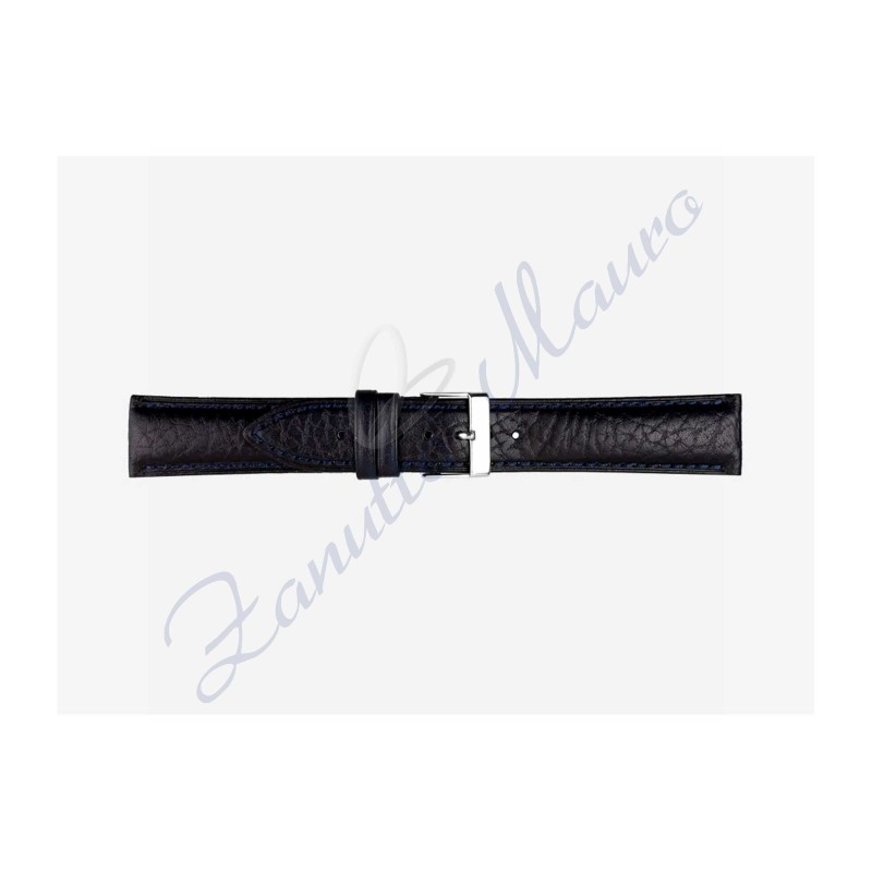 Cinturino Florida 658 ansa mm 22 blu scuro stampa toro