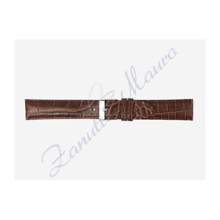 Cinturino 550 imbottito in pelle marrone gold ansa 22