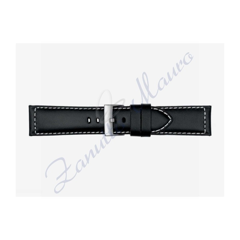 Cinturino cuoio Drake 712BPN ansa mm 24 nero