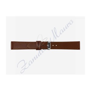 Cinturino 691 in pelle semiribordato 12x10 colore marrone gold