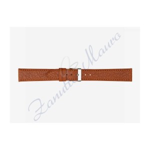 Cinturino 471 in pelle semiribordato 14x12 colore marrone gold