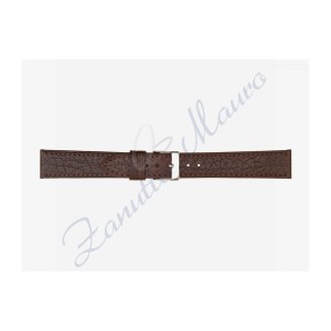 Cinturino 471 in pelle semiribordato 20x16 colore testa di moro