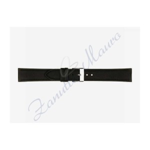 Cinturino 694 in pelle semiribordato 16x14 colore nero