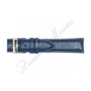 Cinturino 700 in pelle stampa bisonte 12x10 colore blu scuro