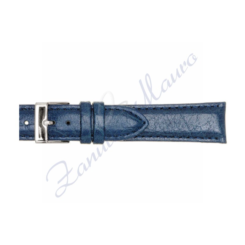 Cinturino 700 in pelle stampa bisonte 12x10 colore blu scuro