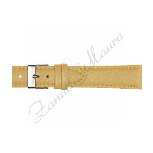 Cinturino 700 in pelle stampa bisonte 16x14 colore giallo