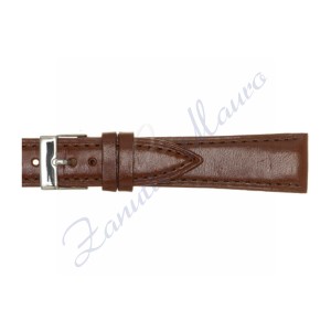 Cinturino 653 in cuoio semiribordato 20x16 colore marrone