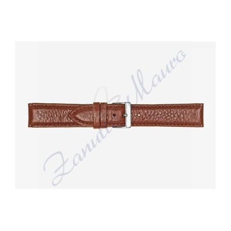 Cinturino 594 in pelle semiribordato 22x20 colore marrone gold