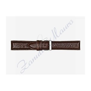 Cinturino 594 in pelle semiribordato 20x18 colore testa di moro