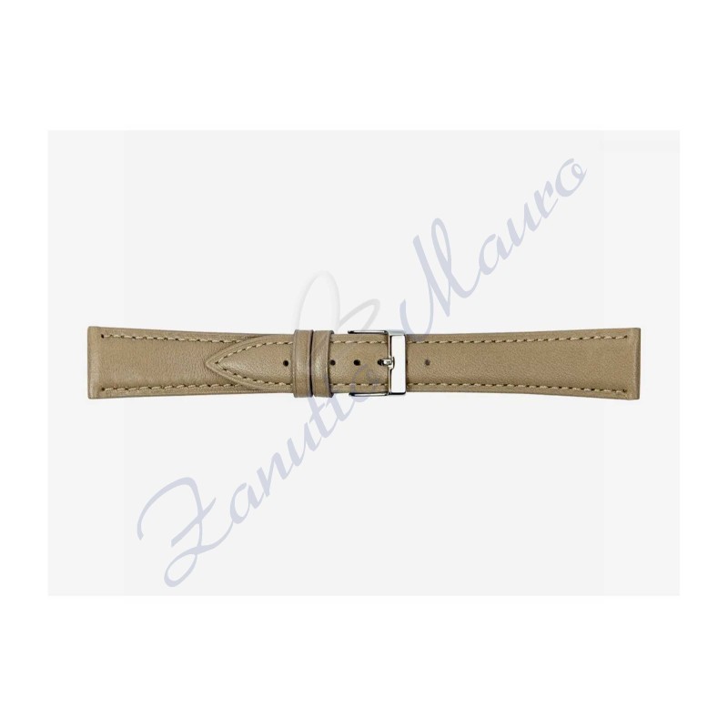 Cinturino 662 in cuoio drake semiribordato 20x16 colore beige