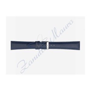 Cinturino 662 in cuoio drake semiribordato 16x14 colore blu scuro