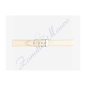 Cinturino 597 in pelle stampa saffiano 18x16 colore avorio