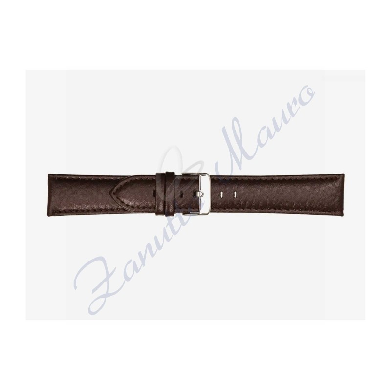 Cinturino 280 in vitello texas semiribordato 24x22 colore testa di moro