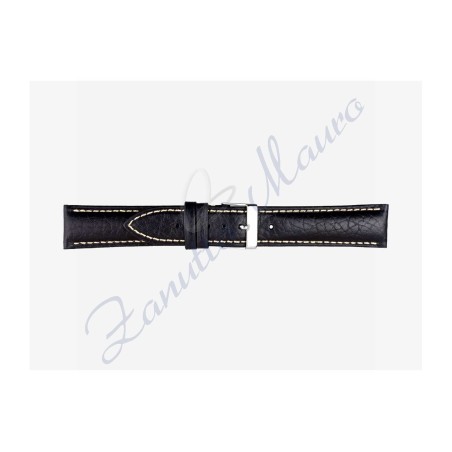 Cinturino 421 in pelle stampa toro 18x16 colore blu scuro