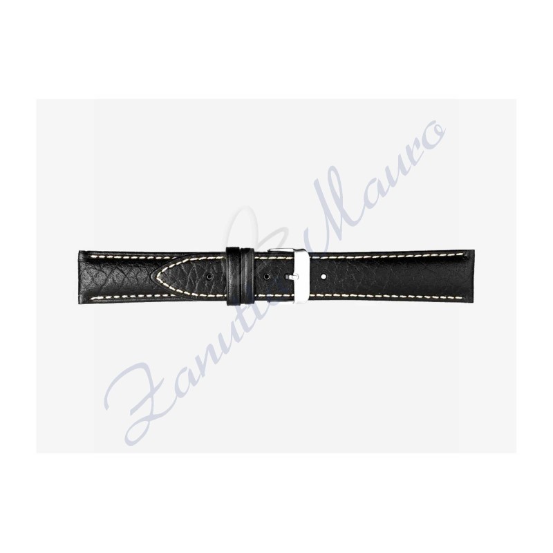 Cinturino 421 in pelle stampa toro 20x18 colore nero