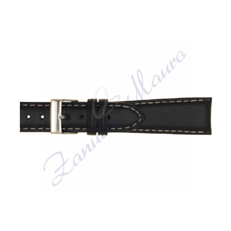 Cinturino 872 in cuoio anticato 20x16 colore nero