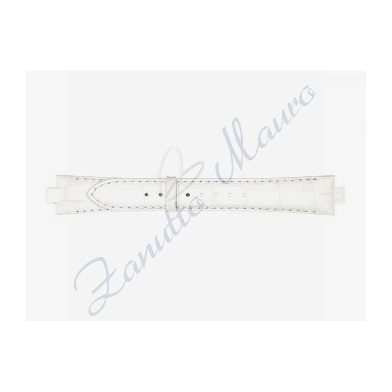 Cinturino 868/D stampa alligatore 21/8x18 colore bianco anche per Breil