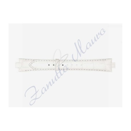 Cinturino 868/D stampa alligatore 21/8x18 colore bianco anche per Breil