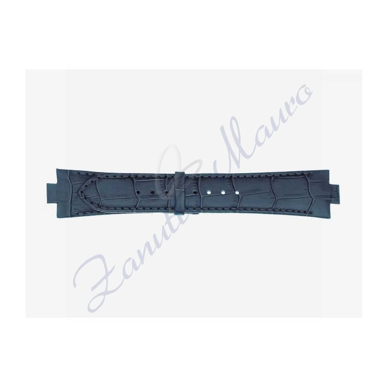 Cinturino 868/U stampa alligatore 25/10x20 colore blu s. anche per Breil