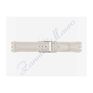 Cinturino 247M stampa brasile per Swatch Irony 19x22 bianco
