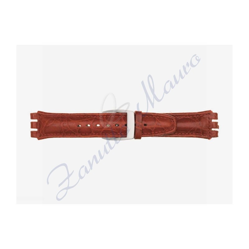 Cinturino 247M stampa brasile per Swatch Irony 19x22  rosso