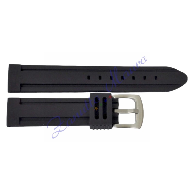 Cinturino JD013 in silicone ansa mm 30 colore nero