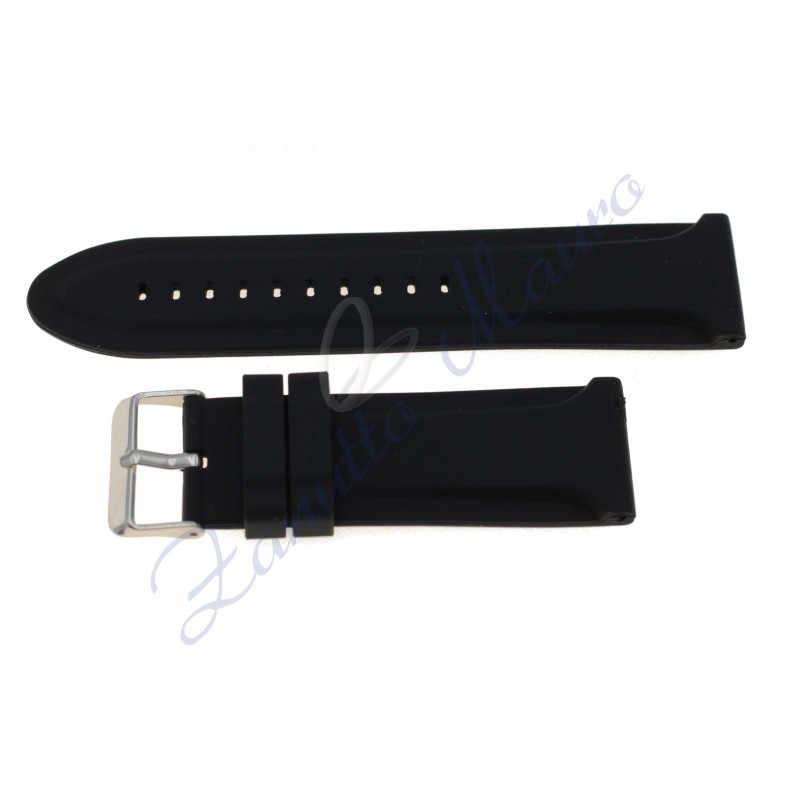 Cinturino in gomma JC105 ansa mm 28 nero