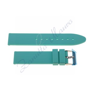Cinturino in gomma S/046 ansa mm 24 verde acqua