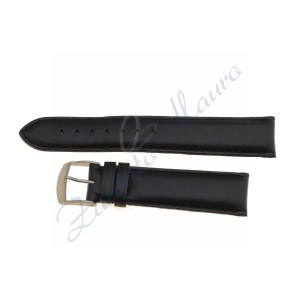 Cinturino in pelle inbottita colore nero ansa mm 20
