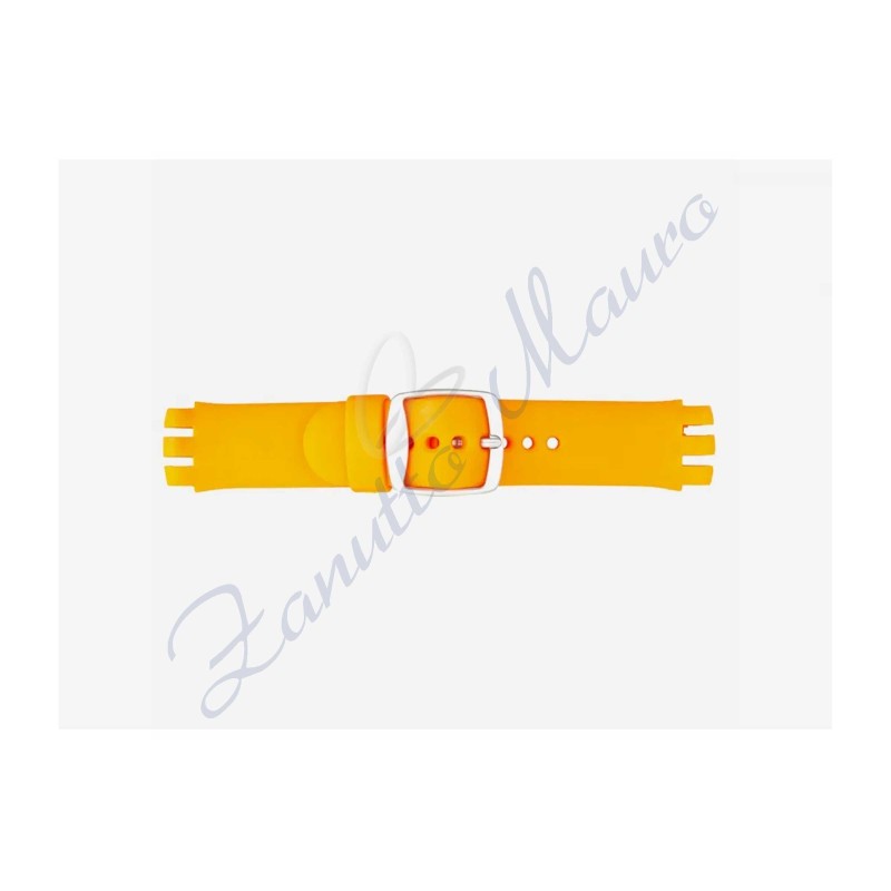 Cinturino soft touch 246SC per Swatch ansa mm 20 colore arancione