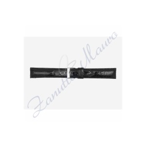 Cinturino in vera pelle coccodrillo 630 ansa mm 20x18 colore nero