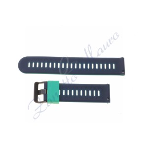 Cinturino J235 silicone soft touch con easy pin mm 20 verde acqua e blu