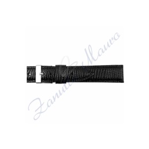 Cinturino 692 in pelle stampa lucertola iguana 12x10 colore nero
