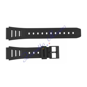 Cinturino in gomma tipo Casio 3125 con fibbia in plastica ansa mm 20