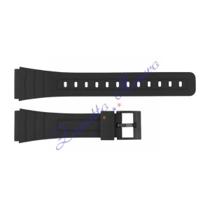 Cinturino in gomma tipo Casio 9709 con fibbia in plastica ansa mm 22