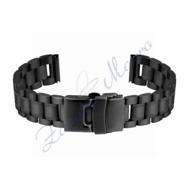 Bracciale GD016 in acciaio solido brunito ansa mm 26