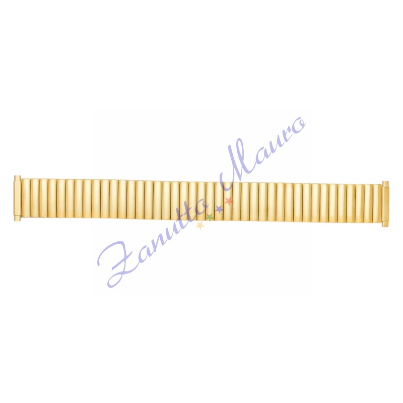 Bracciale elastico GDT1 in acciaio dorato ansa a pompa mm 16/22