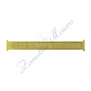 Bracciale elastico GDT5 in acciaio dorato ansa a pompa mm 10/14
