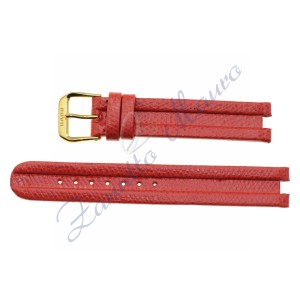 Cinturino Rado 08681 rosso lunghezza dei 2 pezzi  cm 10,5/6,9 ansa mm16