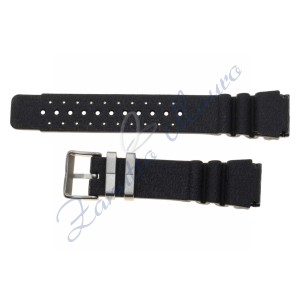 Cinturino CTZ-20 tipo Aqualand in gomma colore nero ansa mm 20