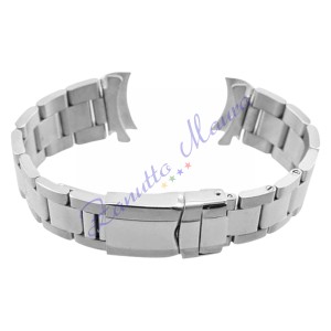 Bracciale in acciaio solido GD291 ansa mm 20 curva