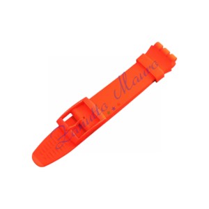 Cinturino in silicone per Swatch ansa mm 19 colore rosso